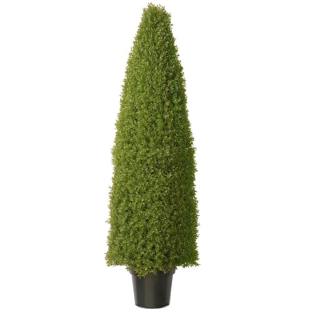 Earthflora > Outdoor Faux Topiary > 60 inches Outdoor Boxwood cone Topiary